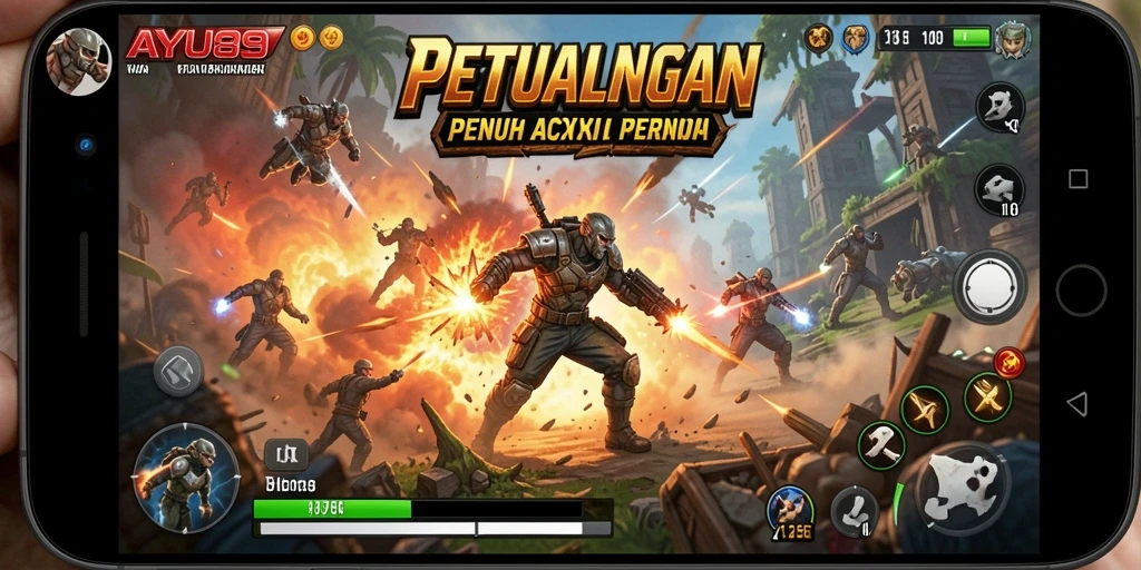 Tangkapan layar AYU89 menampilkan aksi seru dalam permainan.