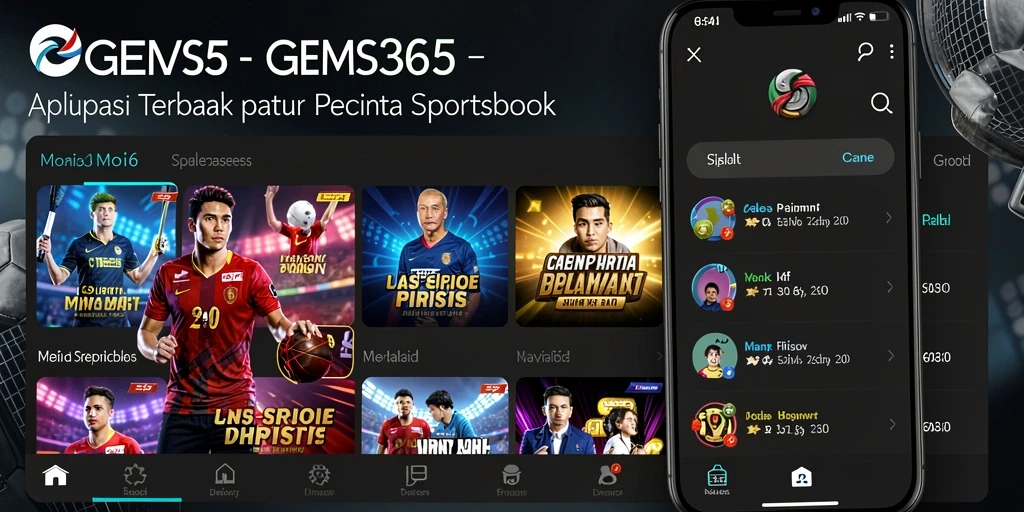 Tampilan menarik dari gameplay GEMS365 dalam taruhan olahraga.