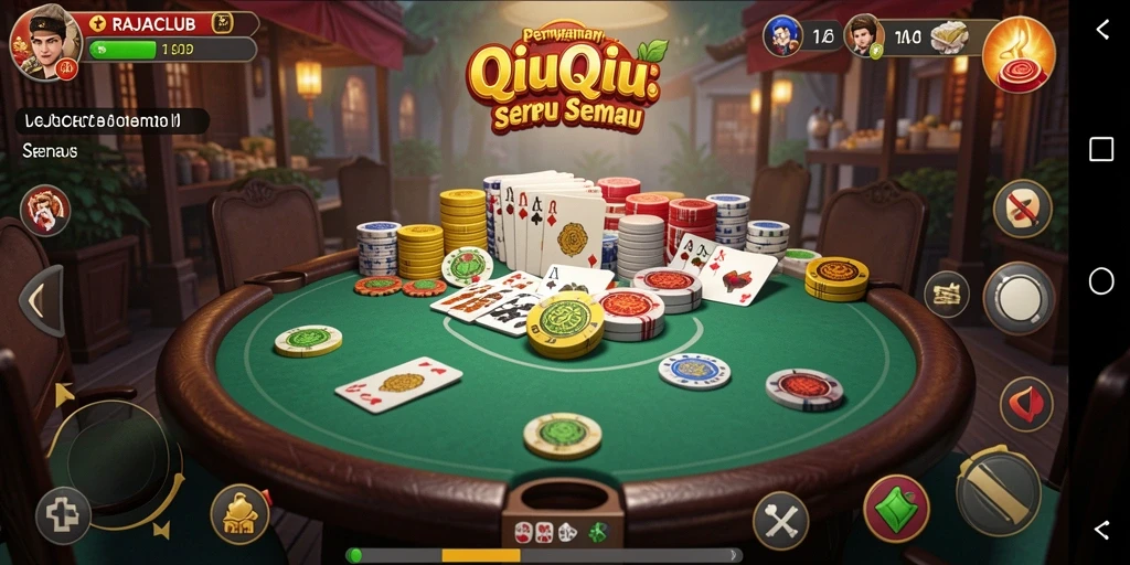 Gameplay menarik QiuQiu di RAJACLUB.