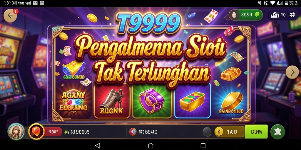 Tampilan menarik dari gameplay T9999 yang mengasyikkan.
